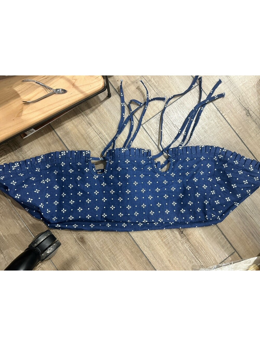 Longaberger Medium Gathering Liner Classic Blue